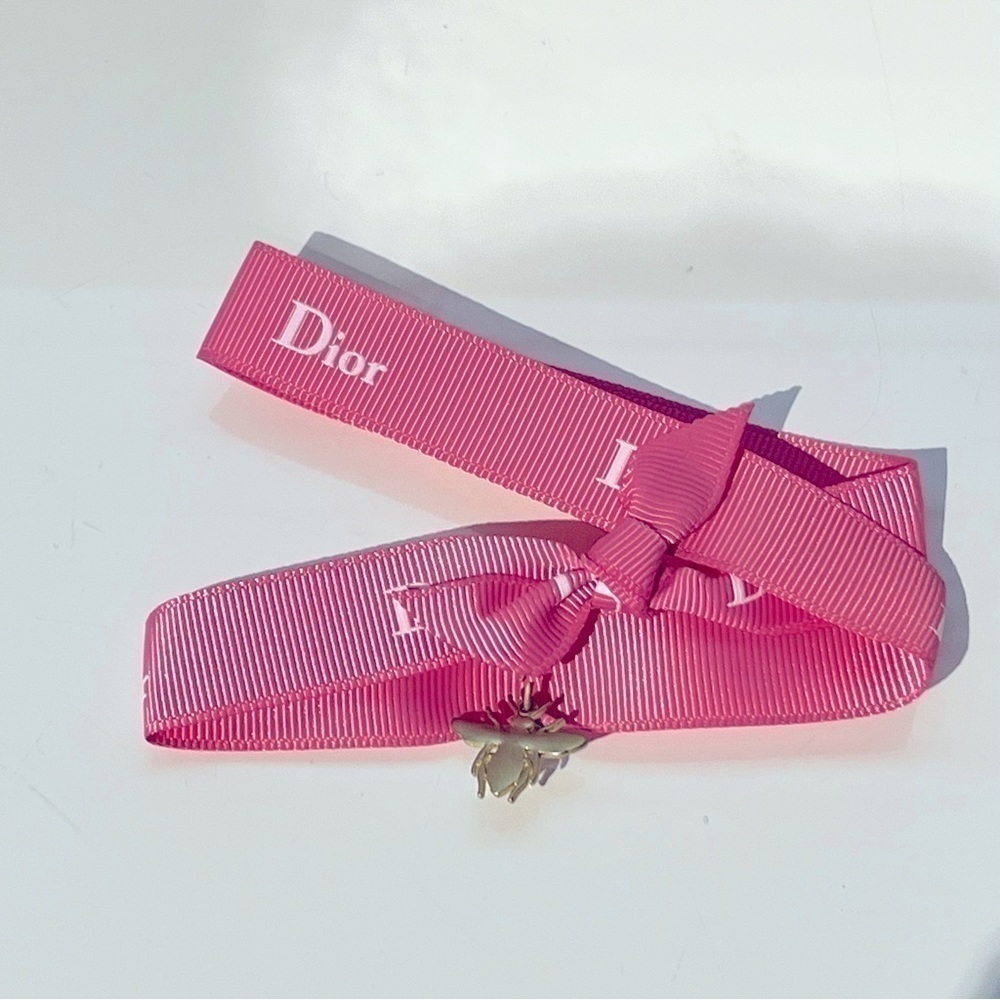 Dior wrap bracelet with bumblebee charm - Picture 2 of 2